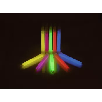 EUROPALMS Glow Stick oranžen 15cm, 12 kosov, kemična svetloba 51111102