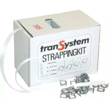 Banholzer&Wenz komplet za poliestrsko ovijanje 16 mm x 200 m z 80 zaponkami 17041