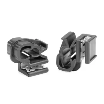 HellermannTyton EdgeClip EC1-3SV-DHC6-7 držalo za kabelske vezice, črno, 100 kosov 151-04455