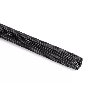 HellermannTyton Helagaine MAN pletena kabelska obloga, poliester, črna, 50m x 26mm 170-12000