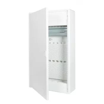 f-tronic VISION36K nadometni komunikacijski razdelilnik, 3-vrsten s trojno vtičnico Schuko, 16 A, bel 7220215