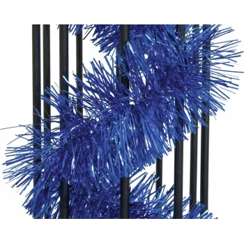 EUROPALMS kovinska girlanda, modra, 12,5 x 270 cm 8350054D