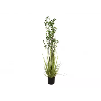 EUROPALMS zimzelen grm s travo, umetna rastlina, 182 cm 82600185
