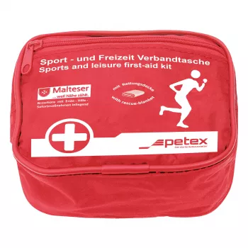 Petex 43930212 torba za prvo pomoč s sprijemalnim trakom za otroke, odrasle, gradbene stroje, prosti čas, 115 x 70 x 155 mm