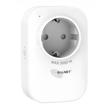 ALLNET ESP32 Wi-Fi pametna vtičnica z merjenjem energije in 2x USB polnilnik ALL3079