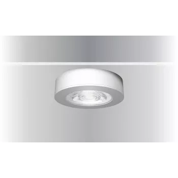 SYNERGY21 Helios LED vgradna svetilka bela okrogla z nadgradnim ohišjem 7W 600lm 3000K S21-LED-ME007