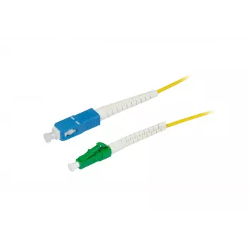 SYNERGY21 S215627V2 1m LC/APC na SC enomodni OS2 optični patch kabel, 9/125µm, G.657.A2, 2mm, upogljiva zaščita pred upogibom