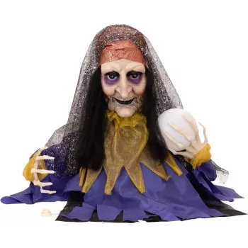 EUROPALMS Halloween animirana figura vedeževalke, 50cm 83316113