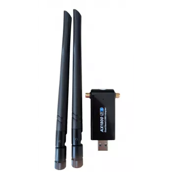 ALLNET Wireless AX 1800Mbit USB 3.0 Wi-Fi USB vmesnik ALL-WA1800AX-EXT z zunanjimi antenami