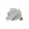 SYNERGY21 držalo keystone modula za DIN tirnico Slim ABS za 1xTP modul Slim Line (S215416V2)