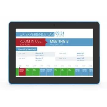 ALLNET MeetTwo-101B 10,1 inch tablica za sejne sobe RGB LED RK3576 Android 16 NFC/RFID črna