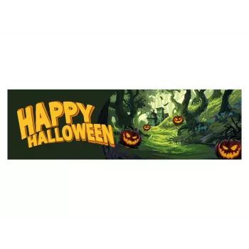 EUROPALMS Halloween banner, Gozd duhov, 300x90cm 80164205