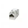 SYNERGY21 S216317V4 Cat6A oklopljen RJ45 keystone spojni modul, ženski na ženski, slimline kratek, kovinsko ohišje