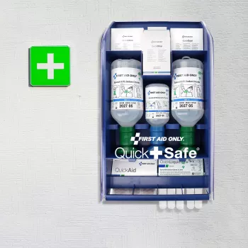 First Aid Only Quick+ Safe DIN EN 15154-4 komplet prve pomoči moder (P-44027 00)