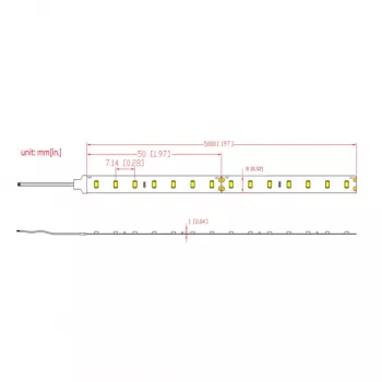 SYNERGY21 Flex Strip toplo bela DC24V 72W IP67 CRI>90 (S21-LED-B220010)