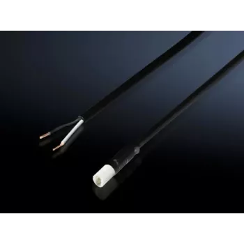 Rittal priključni kabel za stikalo položaja vrat, črn, 2,5 m 2500660