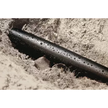 HellermannTyton HU47 toplotno skrčljiva cev 3,5:1 85 mm na 25 mm črna 1 m