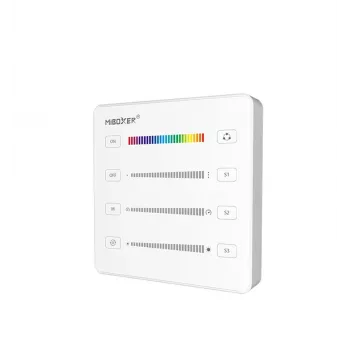 Miboxer Pixel LED pametni krmilnik plošče RGB/RGBW/RGB+CCT (B6, bel)