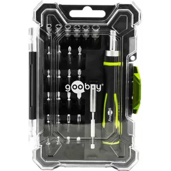 Goobay 77840 komplet preciznih izvijačev z 26-delno garnituro nastavkov