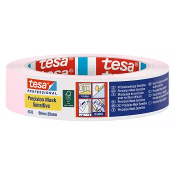 tesa 4333 Precision Mask svetlo roza maskirni trak 50 m x 25 mm 04333-00018-02