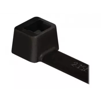 HellermannTyton serija T T18R kabelska vezica z notranjim zobčenjem, 100 mm x 2,5 mm, črna, paket 100 kosov 111-01910