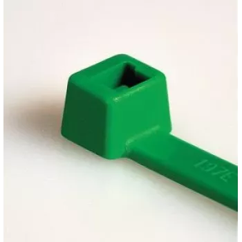 HellermannTyton T18R zelene kabelske vezice, 100 x 2,5 mm, PA66, 80 N, 100 kosov (116-01815)
