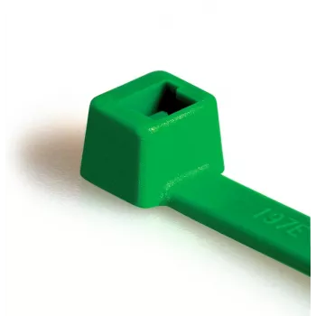 HellermannTyton T80L-N66-GN-C1 standardna kabelska vezica, 390 x 4,6 mm, zelena, 100 kosov 116-05415