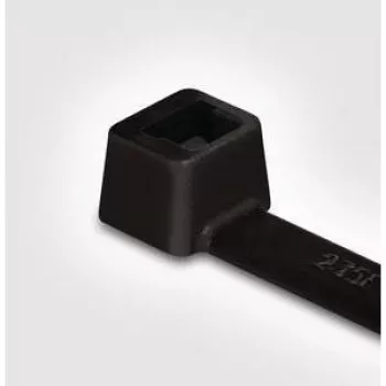 HellermannTyton T18I-HS-BK-C1 toplotno stabilna kabelska vezica iz poliamida, 100 x 2,5 mm, črna, 100 kosov