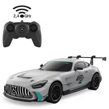 JAMARA Mercedes-Benz AMG GT2 1:24 2,4 GHz avtomobil na daljinsko upravljanje, siv 402240