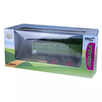 Jamara temno zelena prikolica kiper za RC traktor 1:16 (423284)