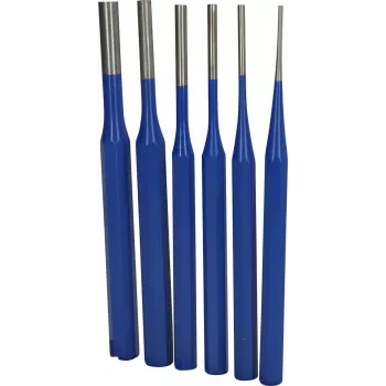 Brilliant Tools BT085006 komplet prebijal za valjaste zatiče, 6-delni, 3-10 mm, krom-vanadijevo jeklo