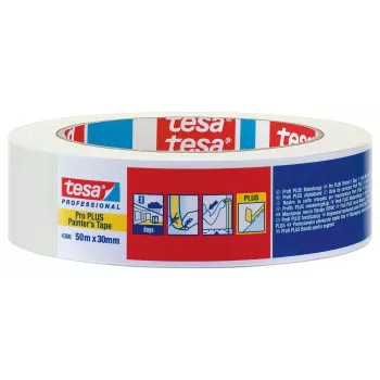 tesa PREMIUM 04306-00044-02 krep zaščitni trak bež 50 m x 30 mm (1 zvitek)