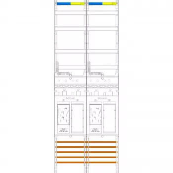 f-tronic merilno polje 2-poljno ER29 H=1350mm 2-eHZ 2 Res. 7143002 1 (7143002)
