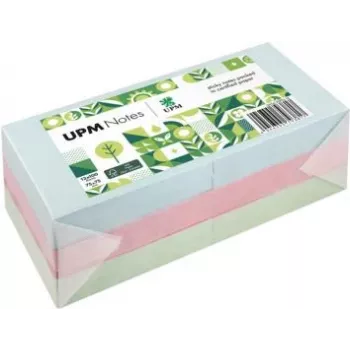 UPM Notes samolepilni lističi 5654-20PG-12 pastelni 75x75mm 100 listov mešani 12 blokov