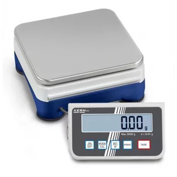 KERN PCD 2500-2 precizna tehtnica, zmogljivost 2500 g, ločljivost 0,01 g