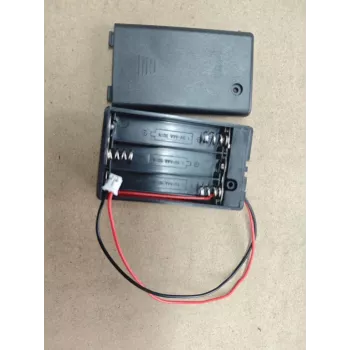 ALLNET 4duino držalo za 3x AAA baterije s stikalom za vklop/izklop in 2-Pin JST priključkom (Ref. 727)