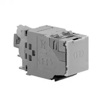 Rutenbeck Cat.8.1 keystone modul, 1xRJ45, oklopljen, brez orodja, 40/25/10G, razred I 13900306