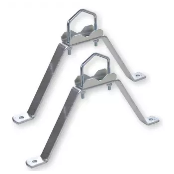 WEIß BELA MHZ2060 set stenskega nosilca jeklo 20 cm bel (39062)