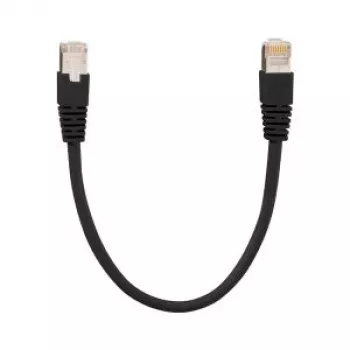 Rutenbeck patch kabel PK Cat.6A iso U 6 kV HF 1,0 m črn 23510210