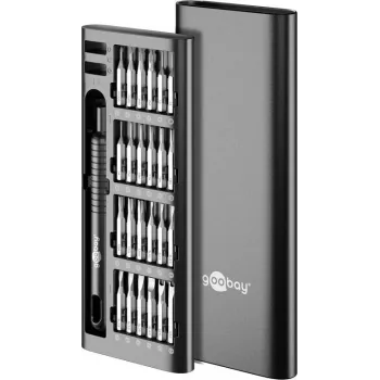 Goobay 77835 set izvijačev s 48-delno precizno garnituro nastavkov za bit