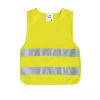 IWH 453502 otroška odsevna jakna EN 1150, fluorescentno rumena, ježek, unisex