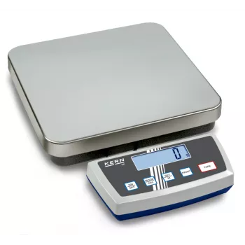 KERN DE 15K2D platformna tehtnica, 15 kg zmogljivost, 2 g / 5 g odčitljivost, tehtalna plošča iz nerjavnega jekla, RS-232
