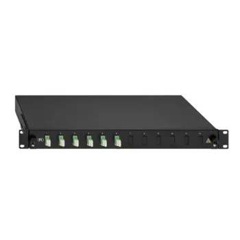 Rutenbeck BasicLine 19 inch izvlečna spojna omarica 1U, svetlo siva 2280302060