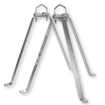 WEIß BELA MHZ5060 set stenskega nosilca jeklo 50cm bel (39065)