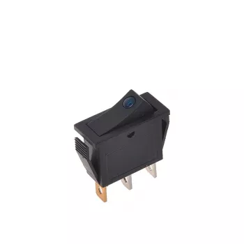 IWH modro nihajno stikalo 12V/24V 10A SPST VKLOP-IZKLOP osvetljeno za vgradnjo v ploščo 19028