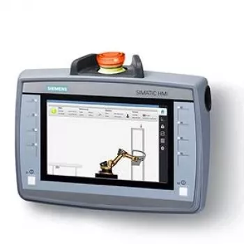 Siemens SIMATIC HMI KTP700F Mobile 7 inch TFT zaslon na dotik s PROFINET, IP65, zasilni izklop in potrditvene tipke 6AV21252GB230AX0