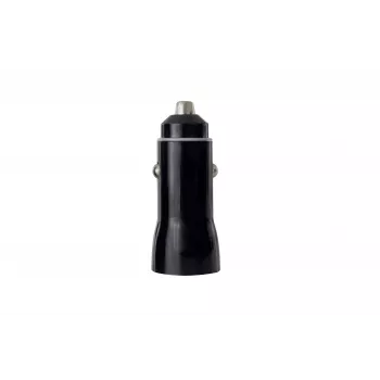 IWH dvojni USB-C avtopolnilnik 2,1A, črn 019053