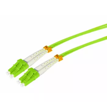 Tecline HD OM5 večmodni optični patch kabel, LC duplex na LC duplex, limetno zelen, 3 m 796LL03