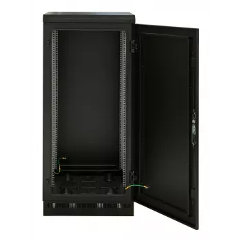19 inch omrežna omarica 24U 800x800, IP55, s predmontiranim podstavkom, RAL9005 692724IP55V2.TS