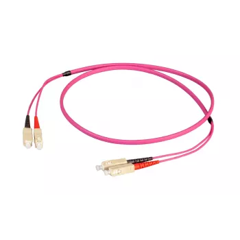 EFB Elektronik dupleks jumper SC-SC 50/125µ OM4 LSZH erika vijolična ploščat twin 3x5mm 7,5m O0318FT.7,5